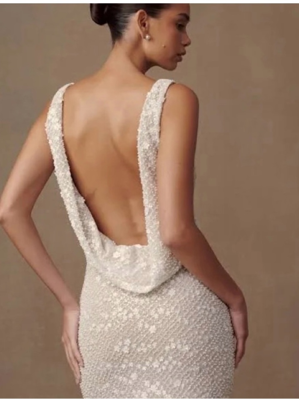 Meshki Louanne Daisy Beaded Mini Dress